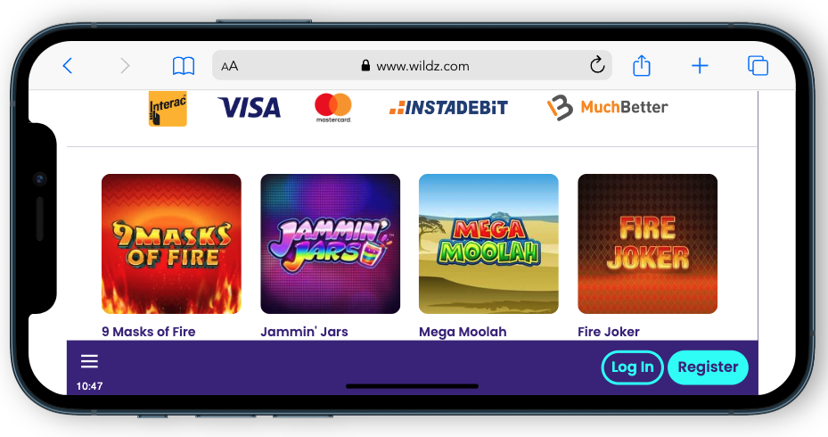 Wildz Casinos Accepting CAD