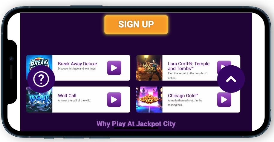 jackpot city free spins no deposit